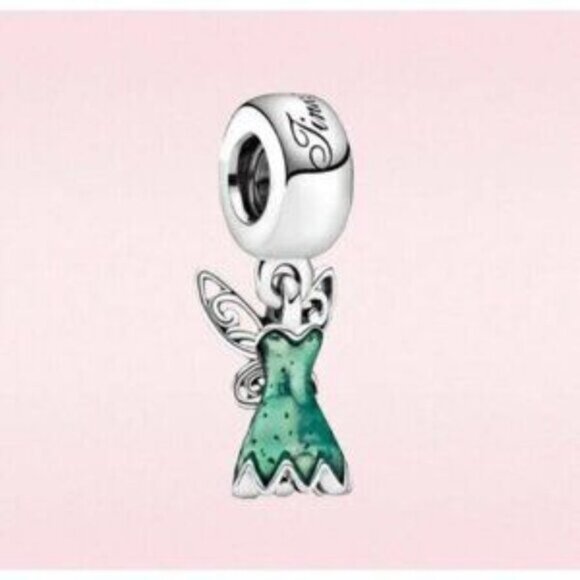 PANDORA Disney Tinkerbell Dress Charm - Picture 1 of 2